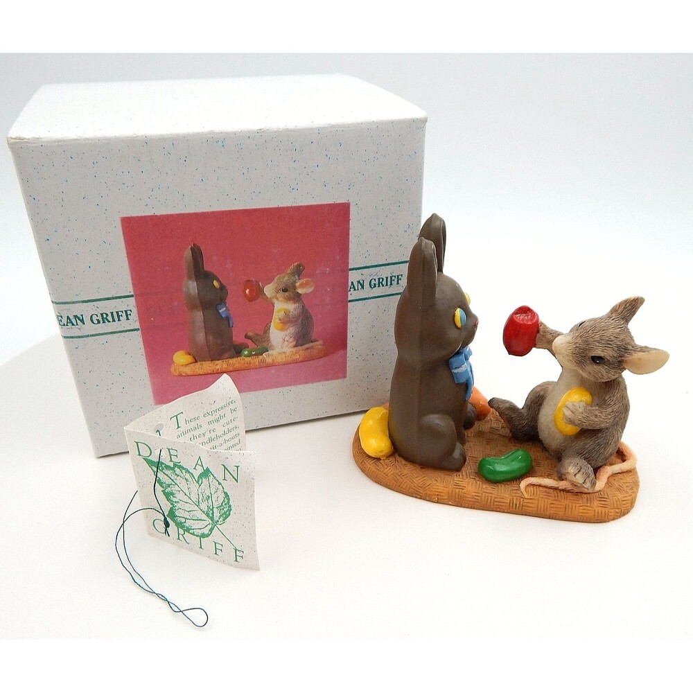 Charming Tails "Wanna Bite?" Figurine 87379 Dean Griff Silvestri Chocolate Bunny